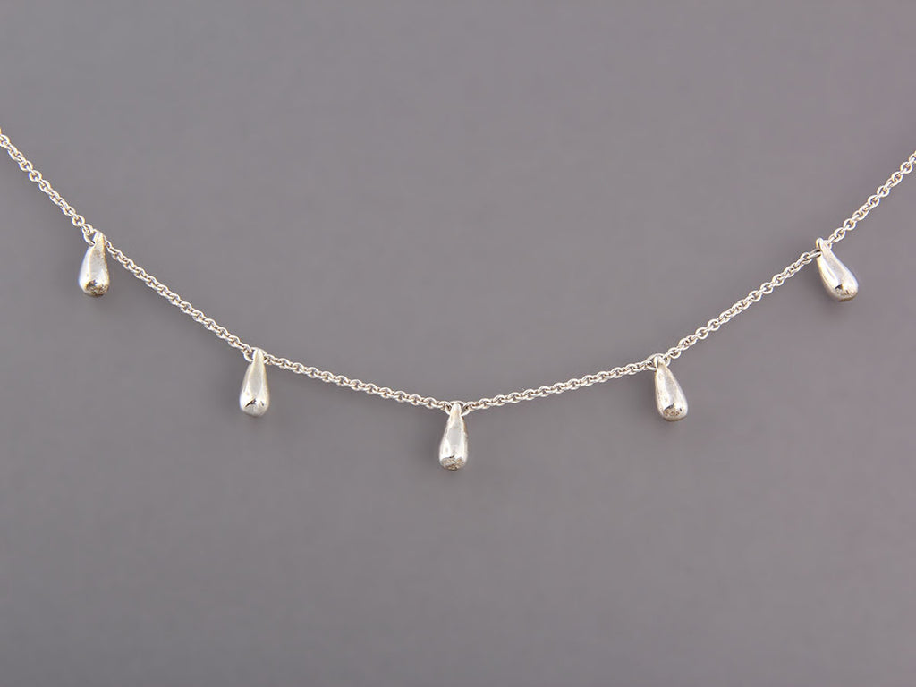 Tiffany & Co. Sterling Tear Drop Necklace