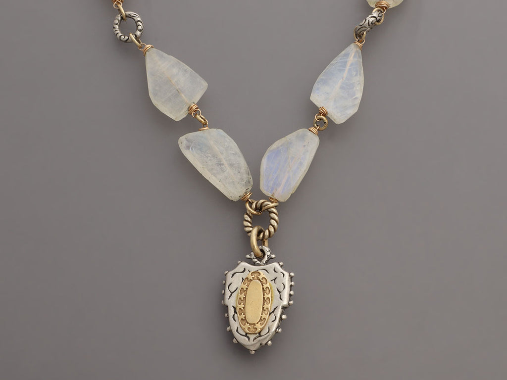 Alana Leigh Moonstone Necklace and Earrings Set