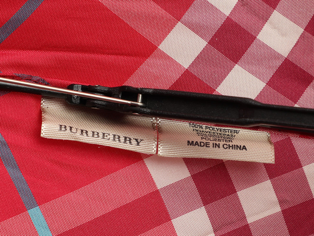 BB.X0923.05 Burberry Red Check Umbrella