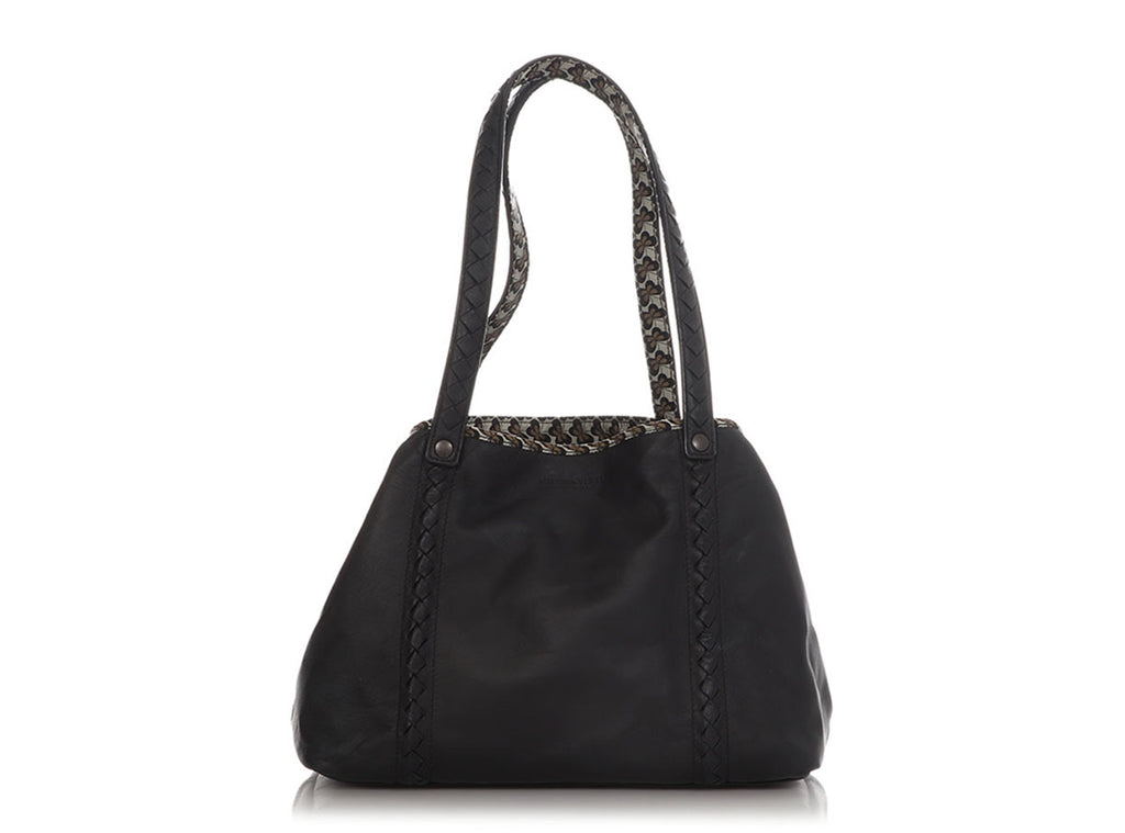 Bottega Veneta Black Butterfly Reversible Tote