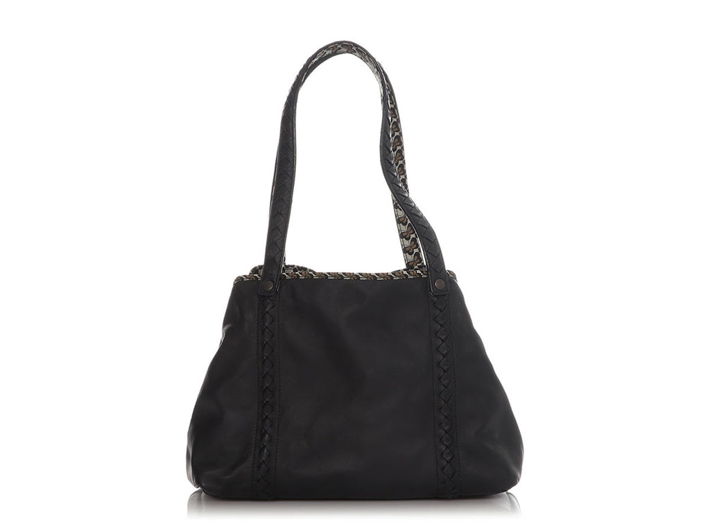 Bottega Veneta Black Butterfly Reversible Tote