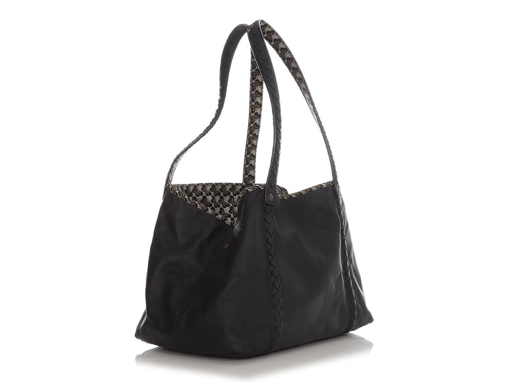 Bottega Veneta Black Butterfly Reversible Tote