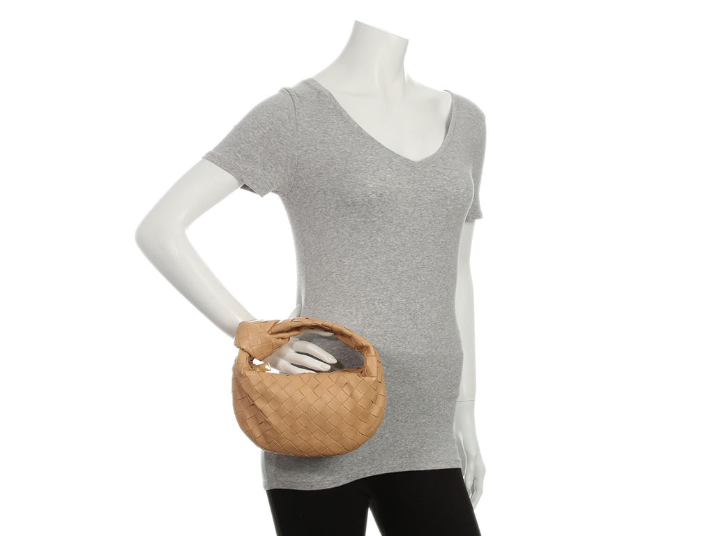 Bottega Veneta Mini Beige Jodie