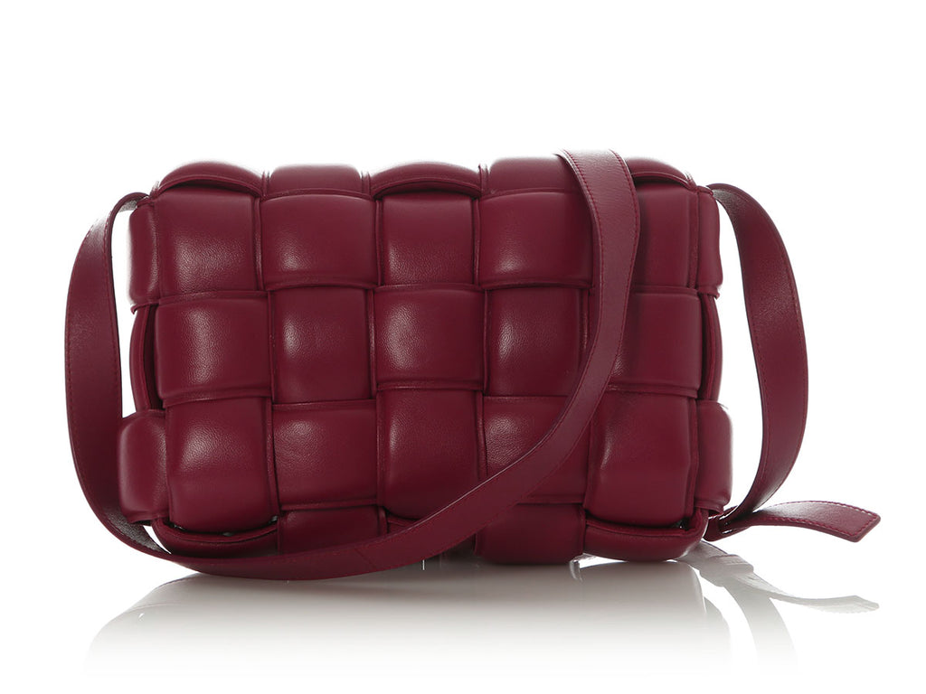 Bottega Veneta Maxi Raspberry Padded Cassette Bag
