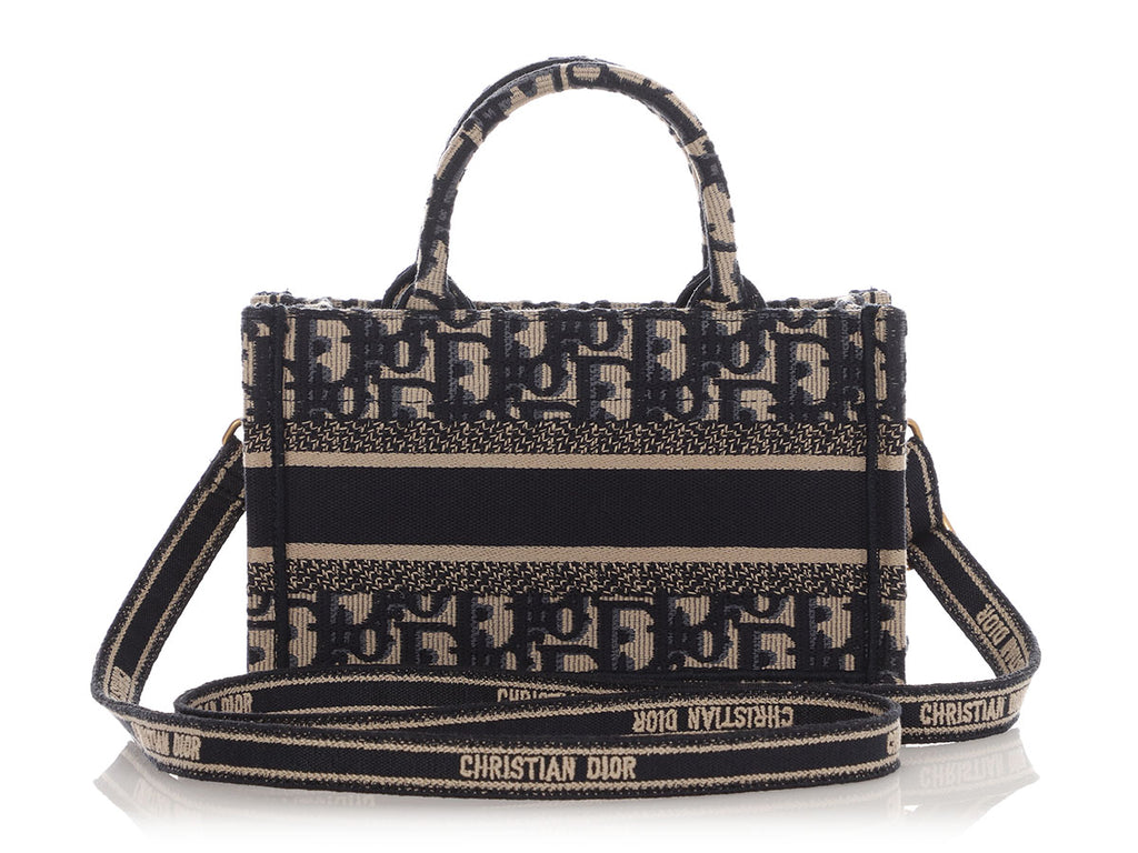 Dior Mini Blue Oblique Book Tote