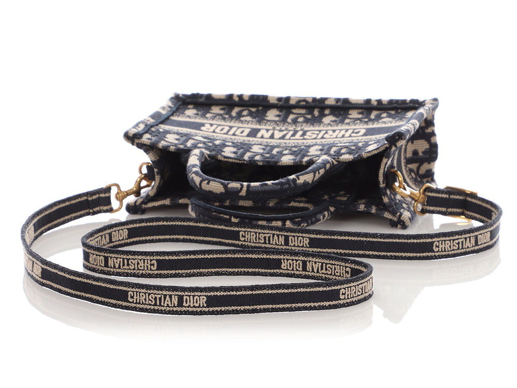 Dior Mini Blue Oblique Book Tote