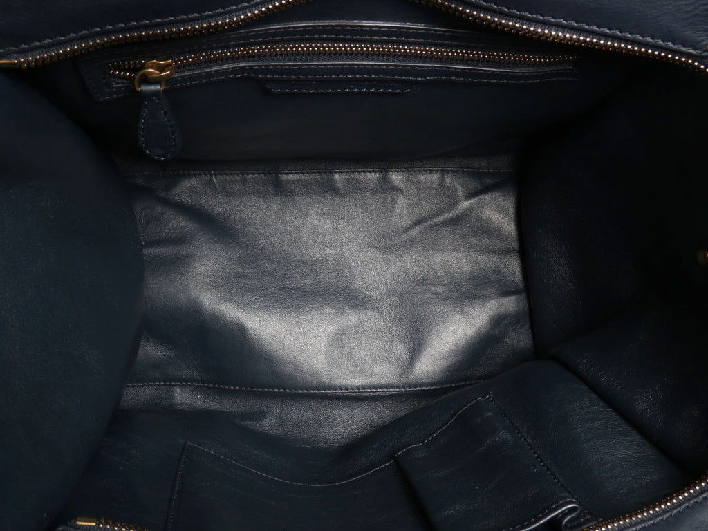 Céline Navy Mini Luggage