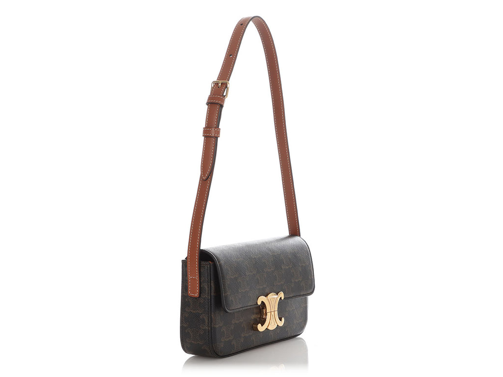 Celine Tan Claude In Triomphe Shoulder Bag