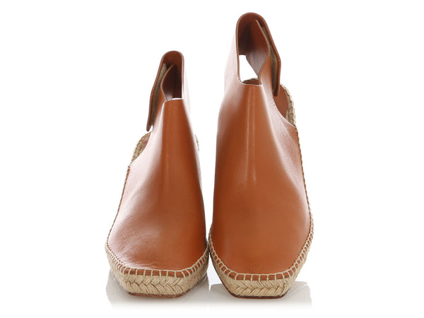 Celine Crosta Fossil Espadrille Wedges