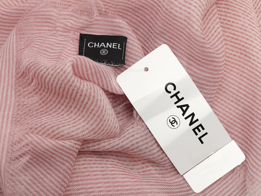 Chanel Pink Cashmere Stole