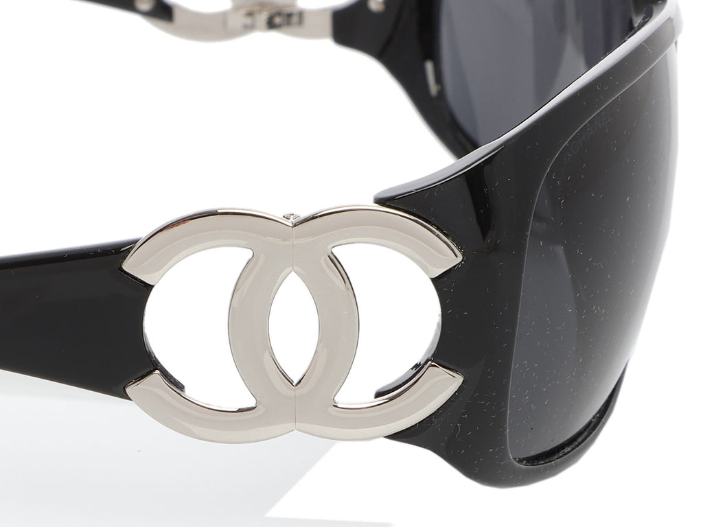 Chanel Black CC Sunglasses