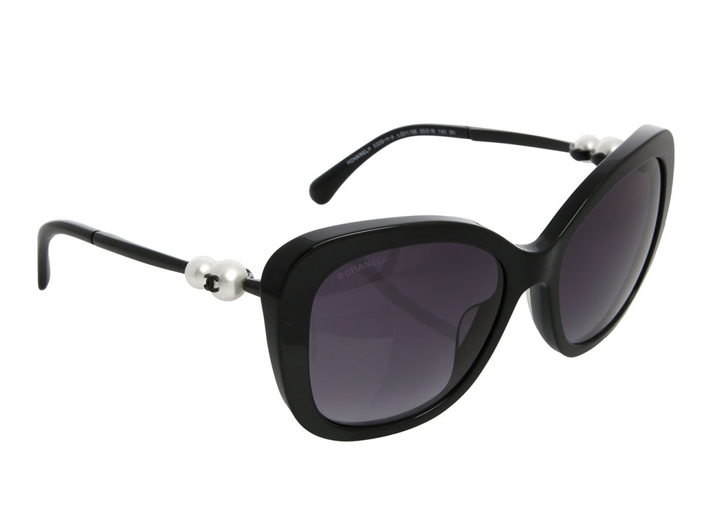 Chanel Black Pearl CC Sunglasses