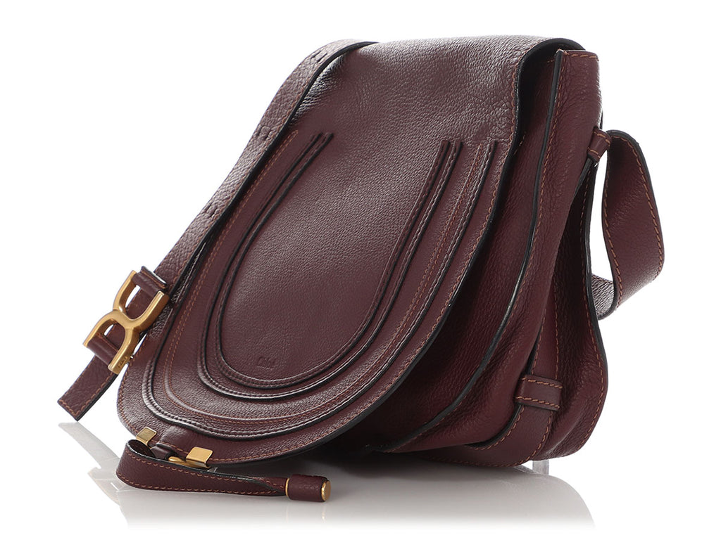 Chloé Medium Brown Marcie Crossbody Bag