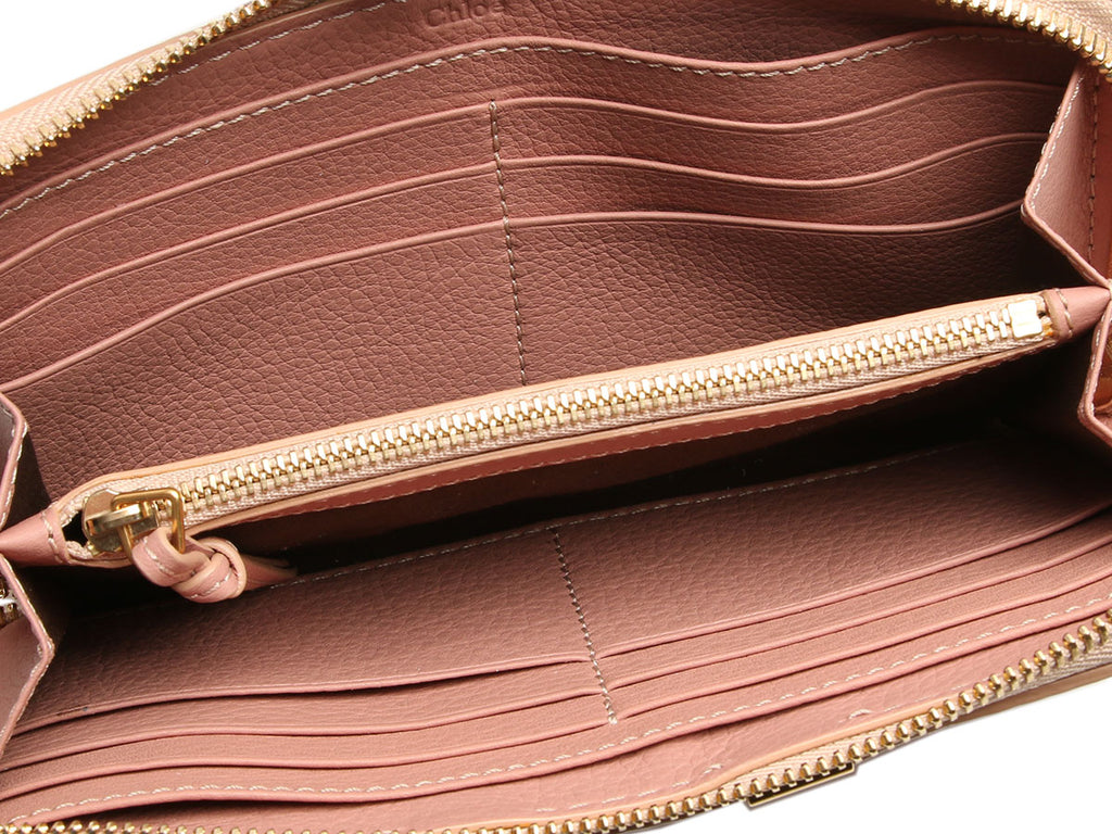 Chloé Anemone Pink Marcie Long Wallet