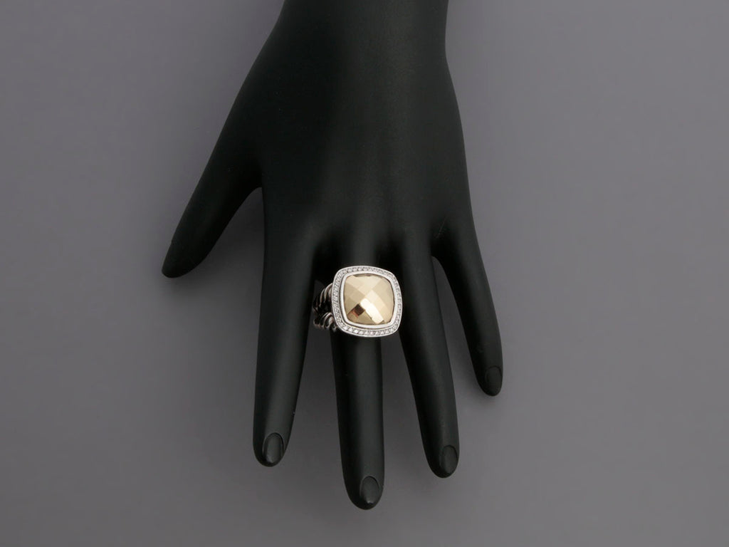 David Yurman Two-Tone Diamond Albion Ring