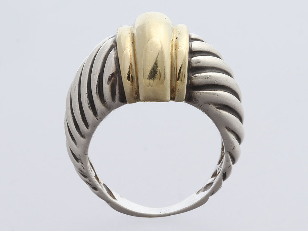 David Yurman Two-Tone Shrimp Ring