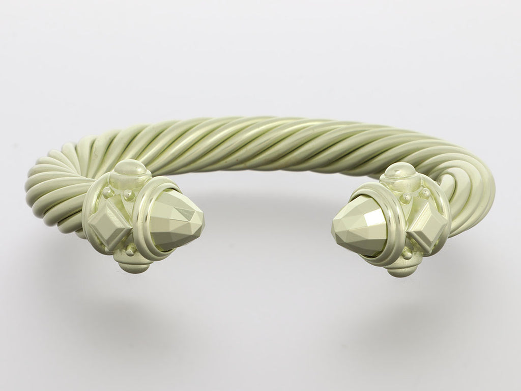 David Yurman Champagne Aluminum Renaissance Cable Bracelet 10mm