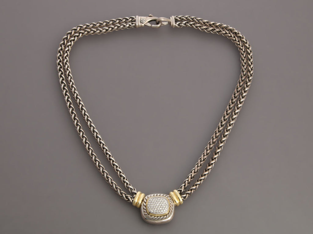 David Yurman Diamond Albion Necklace