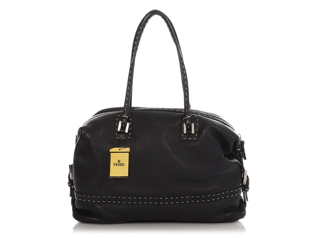 Fendi Black Selleria Satchel