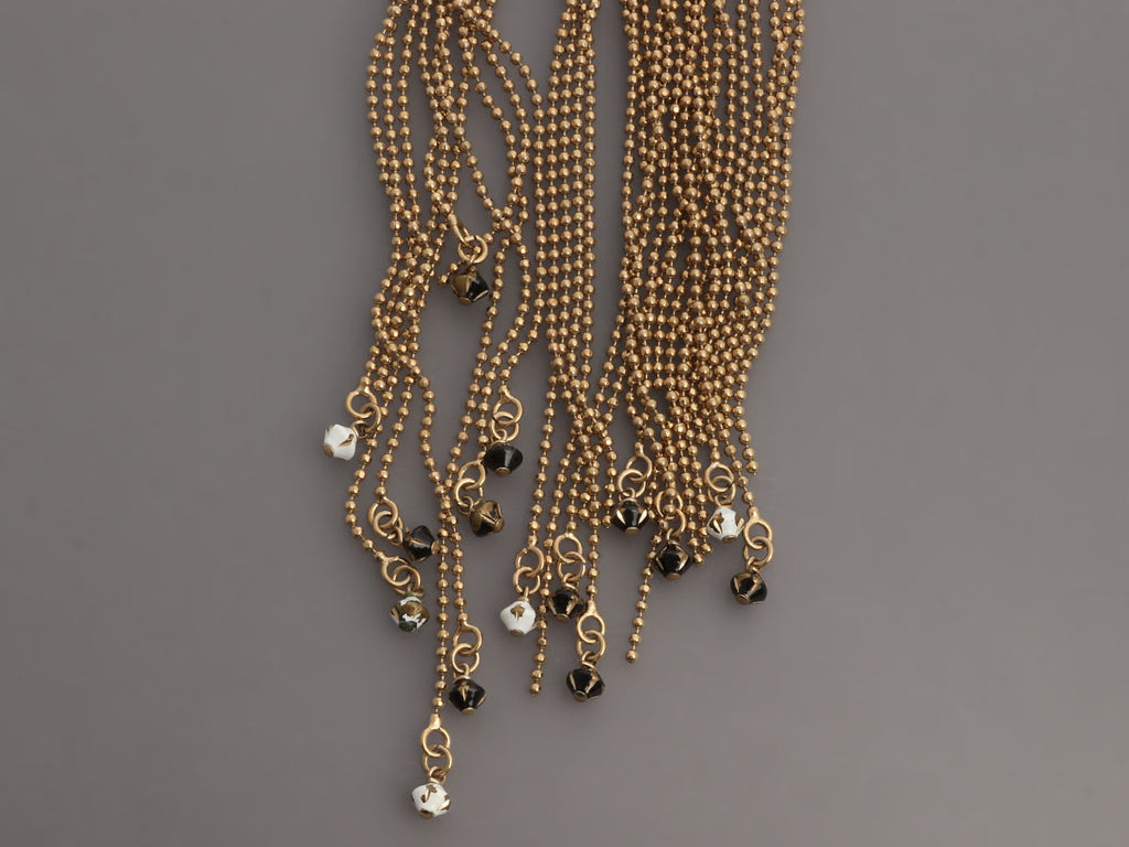 Fendi Multi Strand Ball Chain Necklace