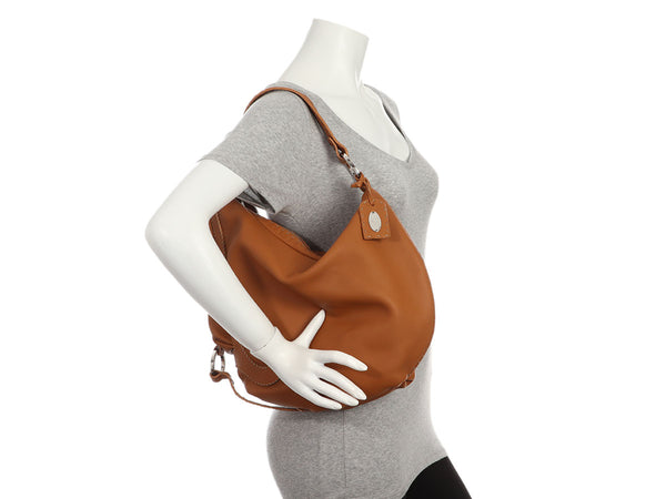 Fendi Large Tan Selleria Borsa Biga Media Hobo