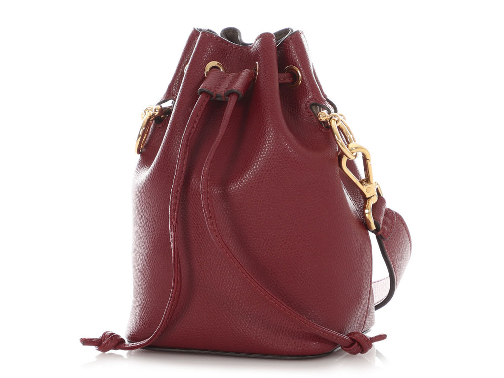Fendi Mini Red Calfskin Mon Trésor