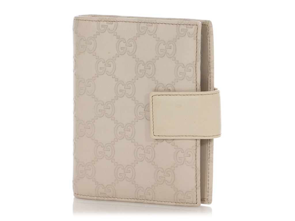 Gucci Gray Guccissima Agenda Cover