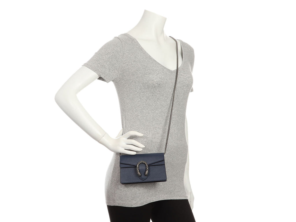 Gucci Super Mini Navy Dionysis