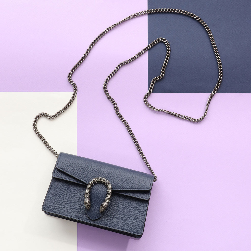 Gucci Super Mini Navy Dionysis