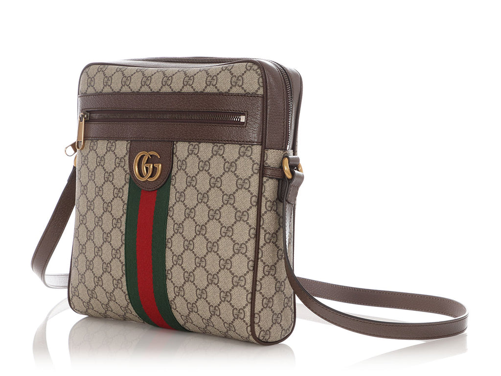 Gucci Large GG Supreme Ophidia Messenger Bag