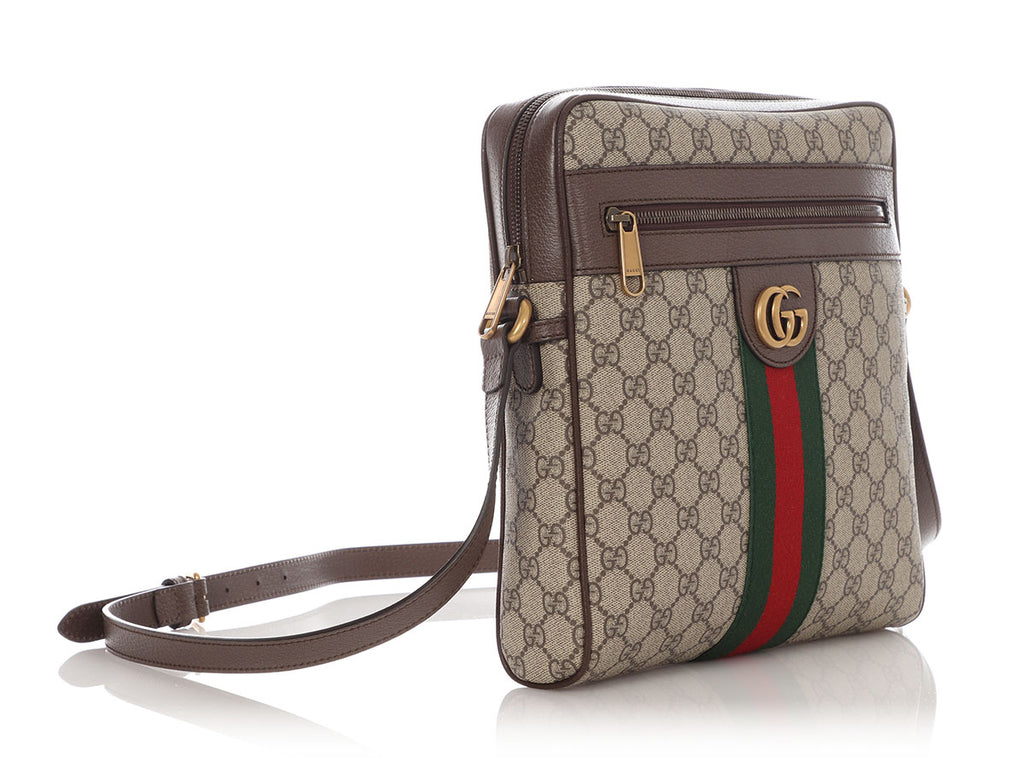 Gucci Large GG Supreme Ophidia Messenger Bag