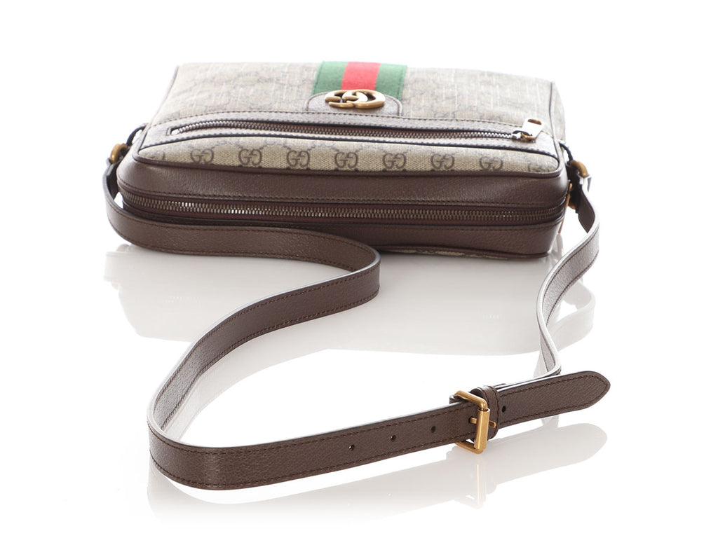 Gucci Large GG Supreme Ophidia Messenger Bag