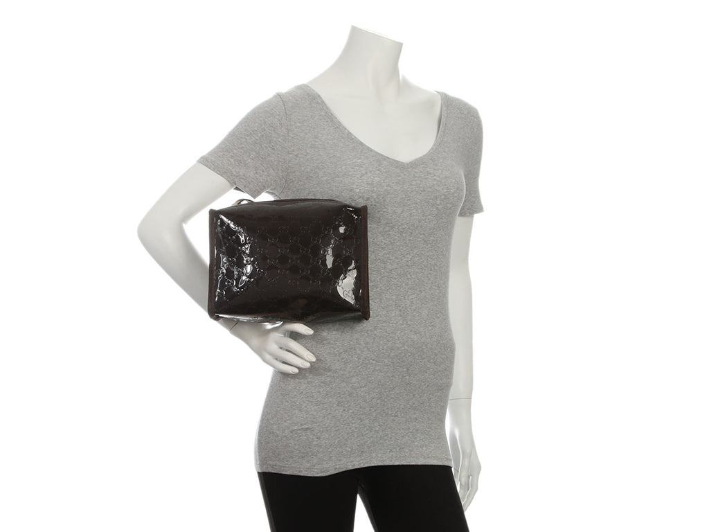 Gucci Brown Parfums Cosmetic Case