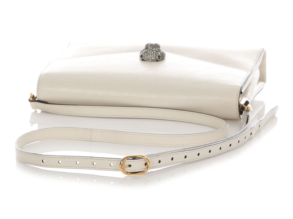 Gucci Medium White Animalier Bag
