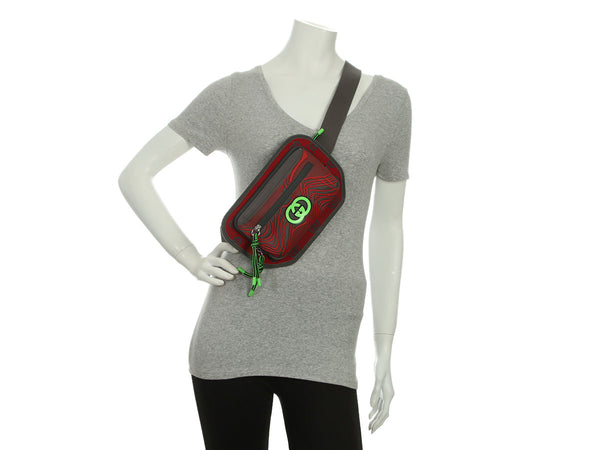 Gucci Rubber and Nylon Belt Bag