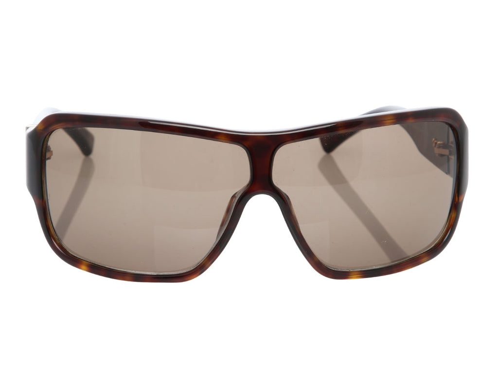 Gucci Tortoise Shield Sunglasses