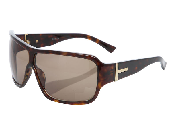 Gucci Tortoise Shield Sunglasses