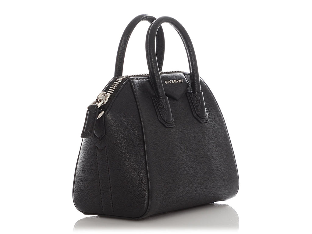 Givenchy Mini Black Grained Leather Antigona