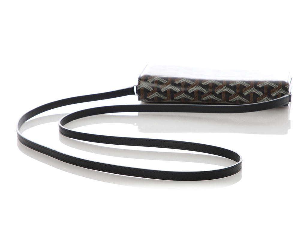 Goyard Black Varenne Crossbody Wallet