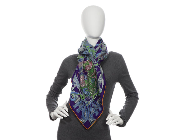 Hermès Au Fil Du Carré Shawl 140cm