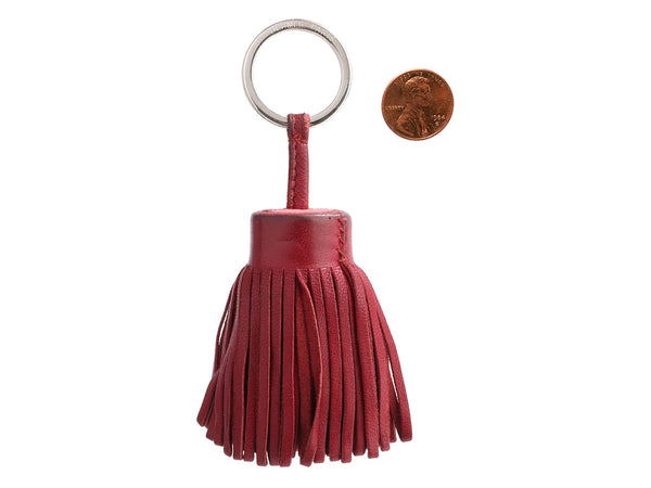 Hermès Two-Tone Lambskin Carmen Key Ring