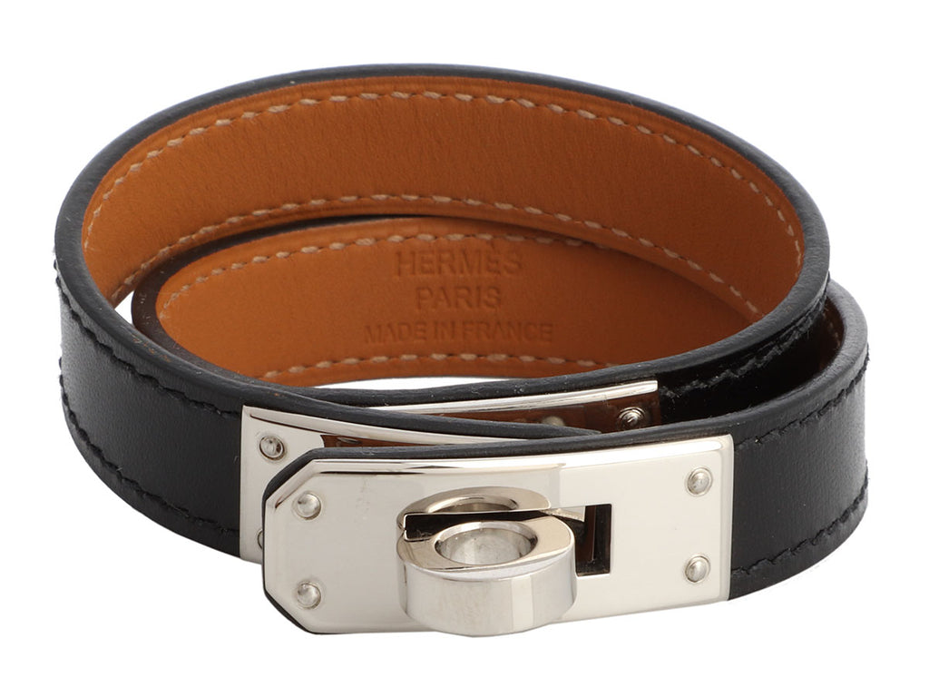 Hermès Black Box Kelly Double Tour Bracelet