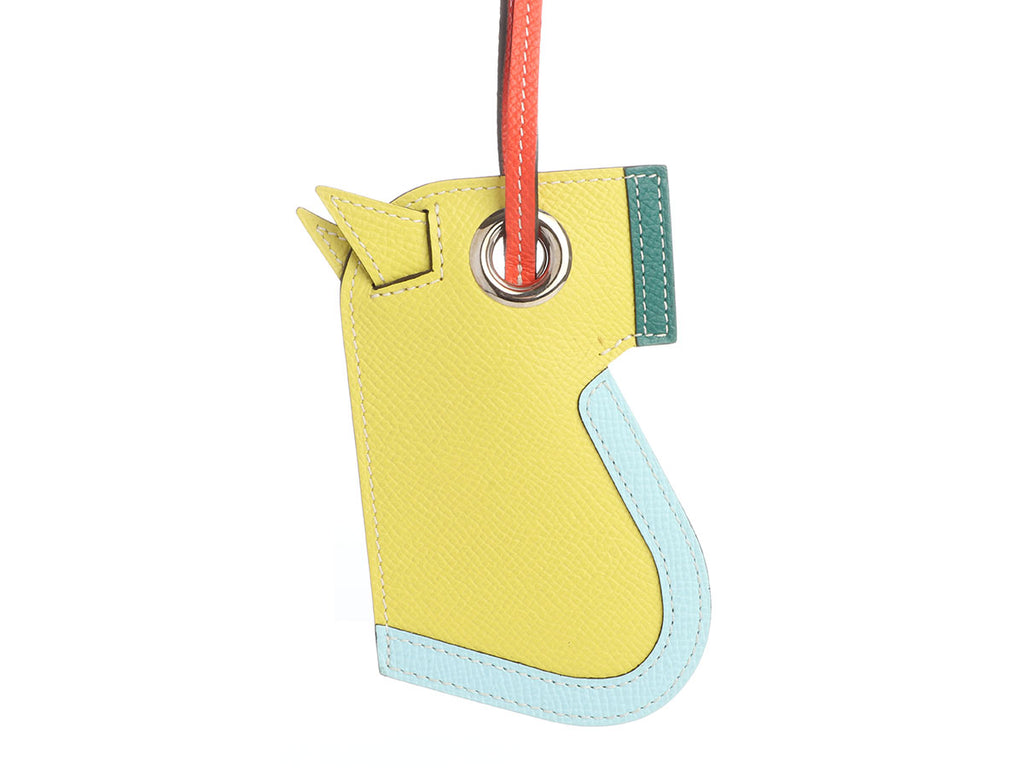 Hermès Lime Epsom Camail Key Holder