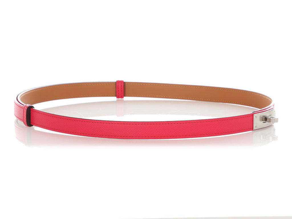 Hermès Pink Epsom Kelly Belt 18