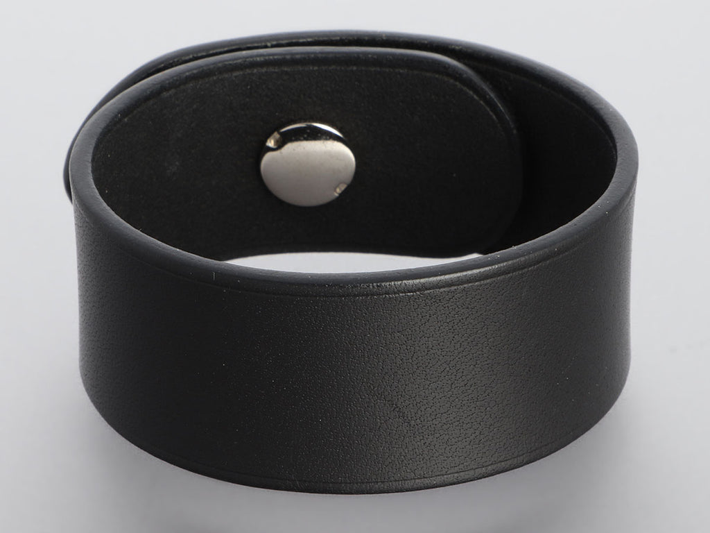 Hermès Wide Black Box Calfskin Bracelet