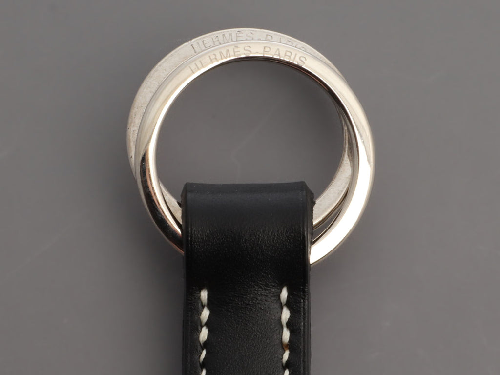 Hermès Black Leather Strap