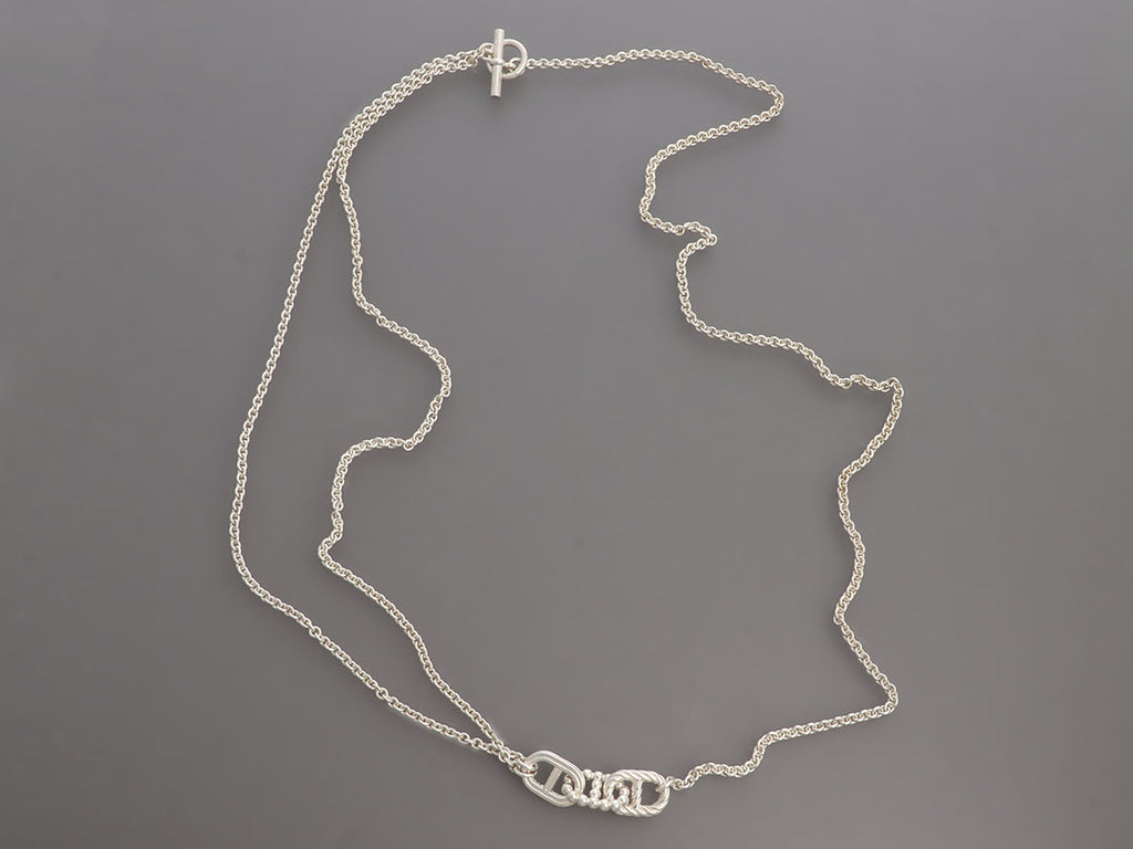 Hermès Small Sterling Silver Parade Necklace