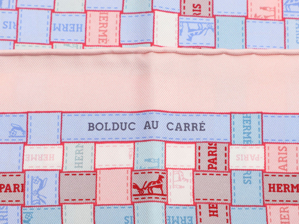 Hermès Bolduc au Carré Silk Scarf 90cm