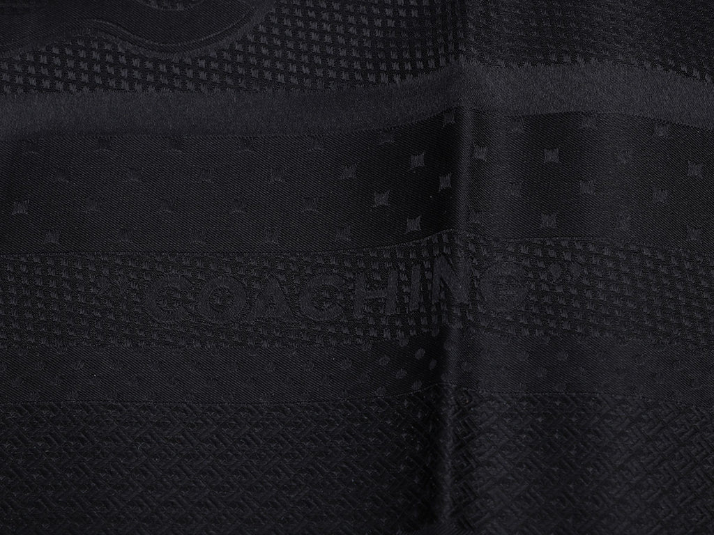 Hermès Marine Coaching Giant Silk Scarf 140cm