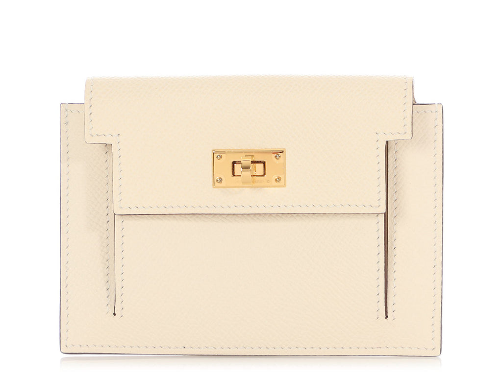 Hermès Nata Epsom Kelly Pocket Compact Wallet